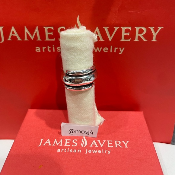 Retired James Avery Triple Wrap Dome Ring